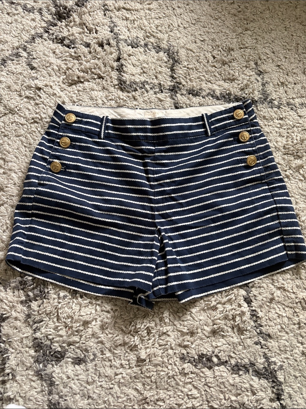 J Crew Nautical Shorts - Size 4